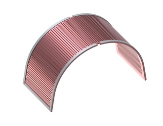 Lamiera vagliante, larghezza 400, spessore t=6/4, perforazione Ø8, ligament 4, Hardox per Eldan Recycling Eldan HG 209