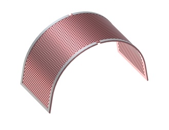 Lamiera vagliante, larghezza 400, spessore t=8+2, perforazione Ø12, ligament 4, Hardox per Eldan Recycling Eldan HG 209