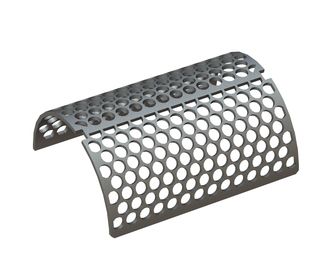 Lamiera vagliante, larghezza 494, spessore t=10, perforazione Ø20, legamento 5 per Weima Maschinenbau GmbH Weima WLK 1500