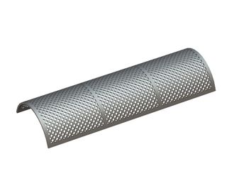 Lamiera vagliante, larghezza 870, spessore t=8, perforazione quadrata 10x10/45°, ligament 5 