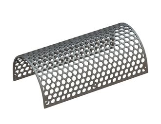 Lamiera vagliante sinistra, larghezza 1228, spessore t=15, perforazione Ø50, legamento 10/11.3 per Weima Maschinenbau GmbH 