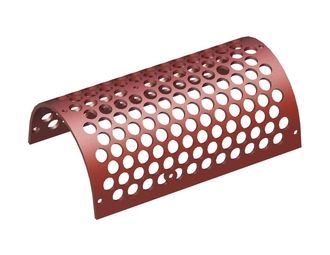 Lamiera vagliante sinistra, larghezza 877, WLK18J, spessore t=15, perforazione Ø50, legamento 12 per Weima Maschinenbau GmbH 