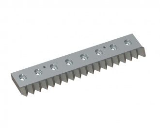 Left counter knife 649x134x34 PremiumCut, version 40, X version for Vecoplan LLC (Retech) 