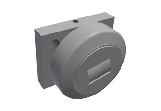 Left guide for counter knife beam, version with combined-load roller for Vecoplan Vecoplan VNZ