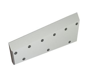 Left knife, 325x100/150x25, Premium Line, 9 countersunk holes, cutting edge 1.5x90°/39°, W version for HSM GmbH + Co. KG 