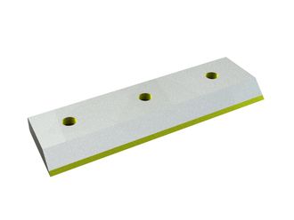 Left rotor knife 190x57x14 StandardCut, 3 countersunk holes, cutting edge 45°, W version for Heinrich Dreher Maschinenbau 