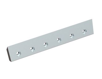 Left rotor knife 510x88x24, PremiumCut, 6 countersunk holes, cutting edge 45°, Y version for Heinrich Dreher Maschinenbau 