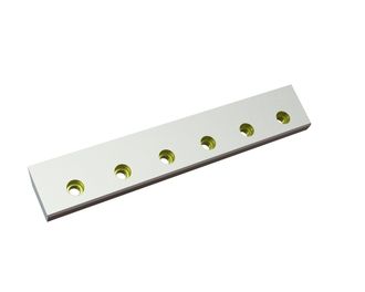 Left rotor knife 510x88x24, StandardCut, 6 countersunk holes, cutting edge 3x55°/45°, X version for Heinrich Dreher Maschinenbau 
