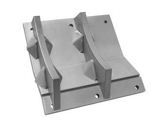 Left scraper, hydraulic door, version 140 for Vecoplan Vecoplan VVZ