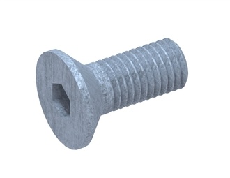 M12x30 Countersunk screw with hexagon socket head, strength 10.9 for Lindner Power Komet 2200