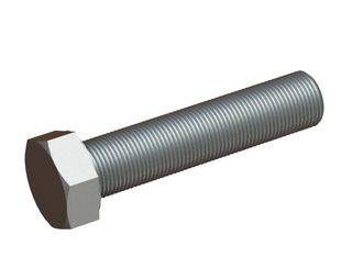 M20x90 Hexagonal screw with shank 10.9 