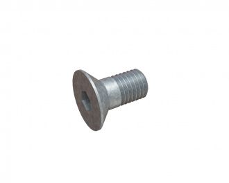 M8x16 Countersunk screw with hexagon socket head, strength 8.8, DIN 7991 / ISO 10642 