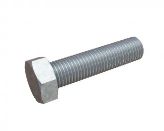 M8x25 hexagon head bolt, property class 8.8, full thread to head, DIN 933 / ISO 4017, zinc plated for Vecoplan Vecoplan VAZ