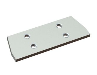 Marteau à plaque 220x77x10, PremiumCut, 4x filetage M16 pour Hosokawa Alpine AG 