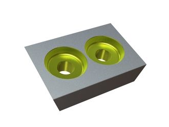 Messer 151x96x35 Eco Line W9-Variante für Lindner Recyclingtech Lindner Merak 1500