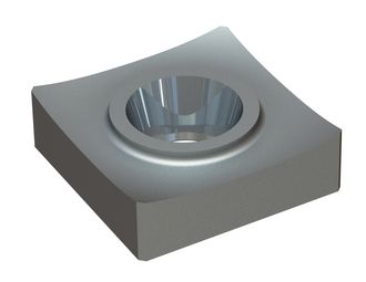 Messer 40x40x12 Premium Line Senkbohrung für M14 Schraube, X-Variante für Holzmag | Metso 