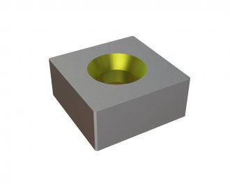 Messer 87x87x38 StandardCut, beidseitige Senkung, X-Variante für Lindner Recyclingtech Lindner Jupiter