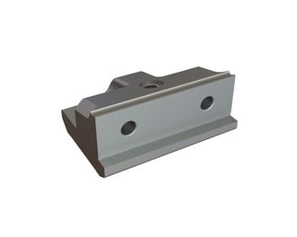 Messerhalter Mitte links (M5B) 173x118x77/74 Ausführung 172, gefräste Ausführung für Lindner Recyclingtech 