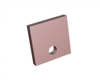 Orejeta de soporte 100x100x15, Hardox para Lindner Recyclingtech Lindner Jupiter