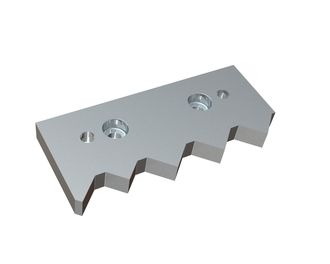Outer counter knife 293x128x28, PremiumCut, version 60, X version for BHS-Sonthofen GmbH 