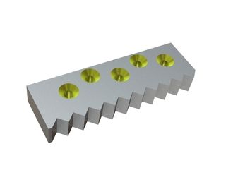 Outer counter knife 375x120x50 StandardCut, version 40, W version for Weima Maschinenbau GmbH Weima WLK