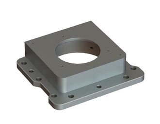 Palier pour unité hydraulique de poussée, 410x354x98, pour roulement à rotule sur rouleaux Ø180/Ø250 pour Lindner Recyclingtech 