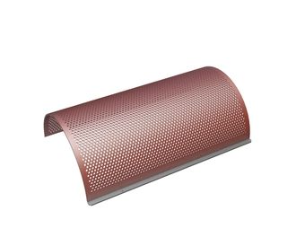 Panier de criblage 1100 de large, épaisseur t=8 perforation Ø12, ligament 7, Hardox pour Hosokawa Alpine AG 