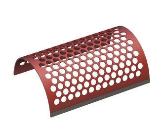 Panier de criblage 1264 de large, épaisseur t=12 perforation Ø70, ligament 16, Hardox pour Artech Recyclingtechnik GmbH 