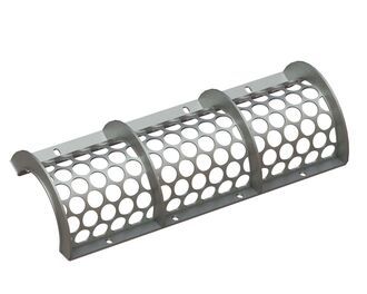 Panier de criblage 1300 mm de large, épaisseur de tôle perforée t=8, perforation Ø100 ligament 20 pour Vecoplan Vecoplan VAZ 1300