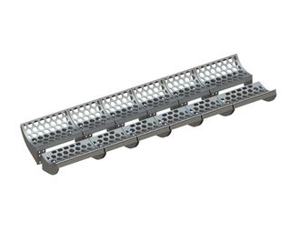 Panier de criblage 2x6 pièces, largeur 2944 mm, épaisseur de tôle perforée t=12 pour Vecoplan Vecoplan VNZ