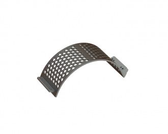 Panier de criblage 342 mm de large, épaisseur de tôle perforée t=15, perforation Ø35, ligament 10 pour Lindner Recyclingtech Lindner Universo