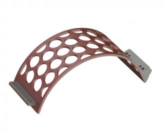 Panier de criblage 342 mm de large, épaisseur de tôle perforée t=15, perforation Ø85, ligament 16 pour Lindner Recyclingtech Lindner Universo