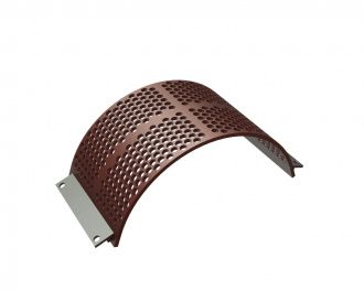 Panier de criblage 437 mm de large, épaisseur de tôle perforée t=15, perforation Ø25 pour Lindner Recyclingtech Lindner Komet