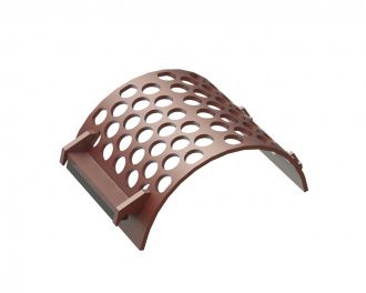 Panier de criblage 497 mm de large, épaisseur de tôle perforée t=15, perforation Ø40 ligament 12/15 pour Lindner Recyclingtech Lindner Micromat