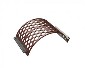 Panier de criblage 524 mm de large, épaisseur de tôle perforée t=15, perforation Ø60 ligament 13 pour Lindner Recyclingtech Lindner Universo