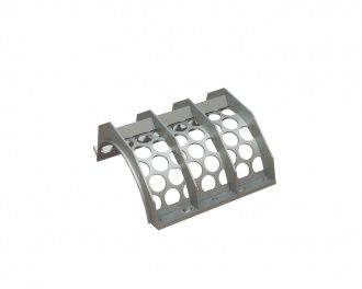 Panier de criblage 655 mm de large, épaisseur de tôle perforée t=10, perforation Ø80 ligament 15 pour Lindner Recyclingtech Lindner Micromat MS