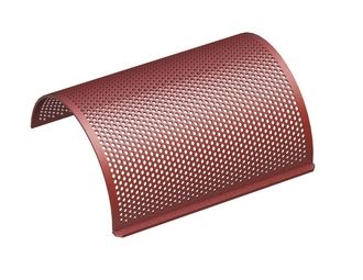 Panier de criblage 675 de large, épaisseur t=8 perforation Ø12, ligament 5, Hardox pour Hosokawa Alpine AG 