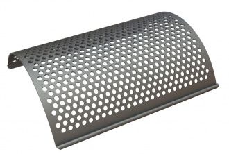 Panier de criblage 815 mm de large, épaisseur de tôle perforée t=6, perforation Ø12 ligament 5 