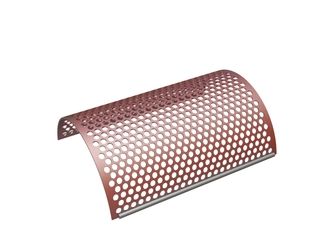 Panier de criblage, largeur 1003 mm, épaisseur de tôle perforée t=8, perforation Ø10, ligament 5 pour Amis | Zerma 