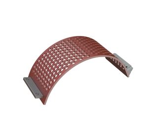 Panier de criblage largeur 342, épaisseur de tôle de criblage t=15, perforation Ø28, ligament 8 pour Lindner Recyclingtech Lindner Komet 2800 (A)