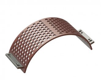 Panier de criblage largeur 342, épaisseur de tôle de criblage t=15, perforation Ø30, ligament 10 pour Lindner Recyclingtech Lindner Universo