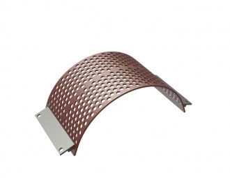 Panier de criblage largeur 437, épaisseur tôle t=10, perforation Ø25, ligament 9.8, Creusabro pour Lindner Recyclingtech 