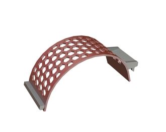 Panier de crible largeur 340, épaisseur t=15, perforation hexagonale largeur sur plats 52,5 pour Lindner Recyclingtech Lindner Komet