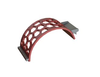 Panier de crible largeur 340, épaisseur t=25, perforation hexagonale largeur sur plats 100 pour Lindner Recyclingtech Lindner Polaris