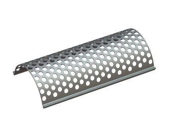 Panier de crible largeur 400, épaisseur t=3, perforation Ø3, ligament 2 