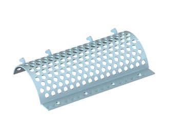 Panier de crible largeur 796, épaisseur t=8, perforation Ø10, ligament 5, acier inoxydable pour Vecoplan Vecoplan VAZ 800 XL