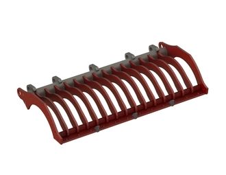 pantalla de la hoz 2121x1160x413 Hardox para Lindner Recyclingtech Lindner Jupiter