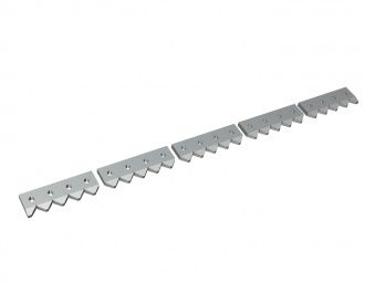 Peigne racleur 5 pièces 1993x130x28 Premium Line, version 80, version X pour Vecoplan Vecoplan VAZ