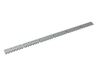 Peine rascador 2480x123x28 Premium Line, de 6 piezas, versión 60, versión X para Vecoplan Vecoplan VAZ 2500