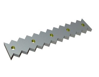 Peine rascador, 659x136x27, StandardCut para Lindner Recyclingtech 